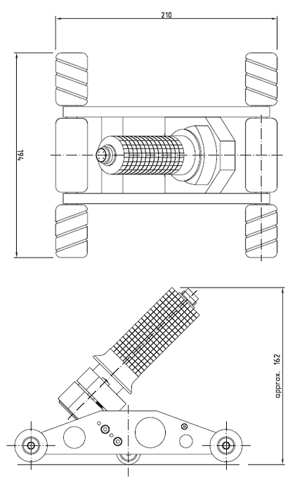 136-2 tension meter dimensions