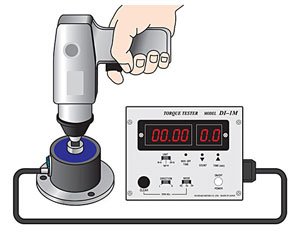 DI-1M Impact Tool Torque Tester with flange mount sensor