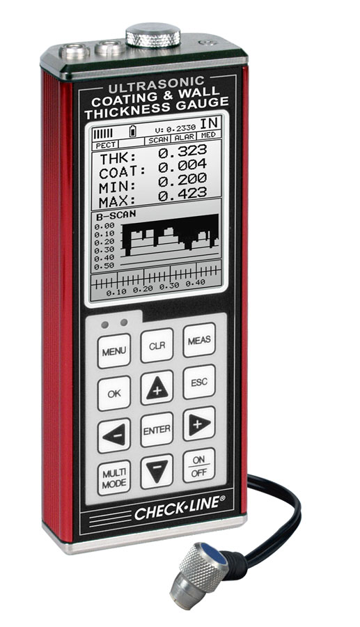 TI-CMXDL Through Paint Ultrasonic Thickness Gauge with Data Logging