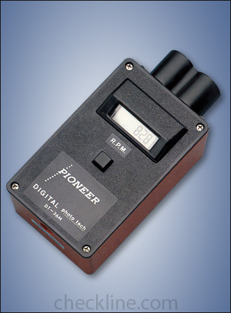 DT6236E Digital Tachometer - 5 Digit LCD RPM Meter For Contact & Non-Contact Rotation Measurement