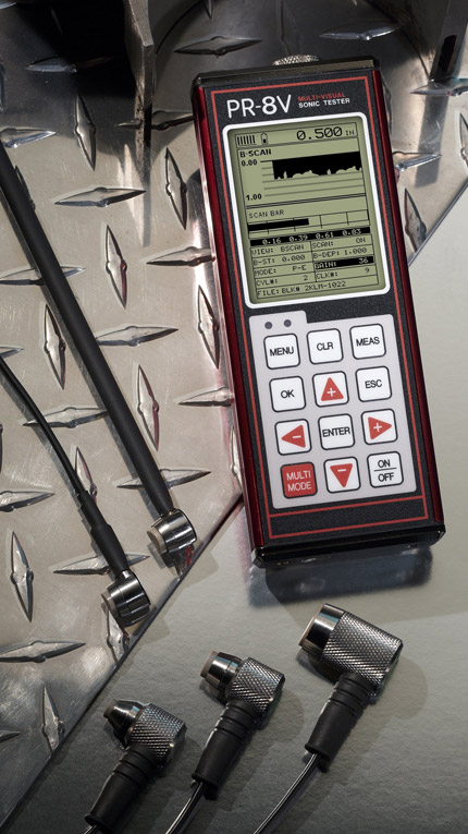 PR-8V Sonic Thickness Gauge