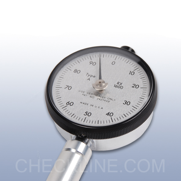 HFBTE LX-A-2 Double Needle Shore A Hardness Tester Meter Gauge of Rubber Leather Wax Durometer Measurement 