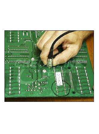 Measuring thickness of conformal coatings on printed circuit board