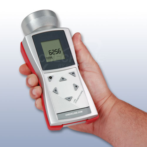Digital Stroboscope Strobe Flash Analyzer Meter FPM 50 to 20000 110V/220V