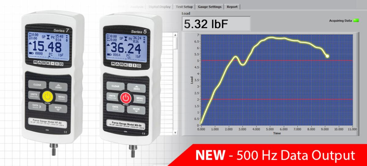 New 500HZ Data Output Rate