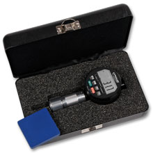 The DD-100 is supplied in a foam-fitted carrying case