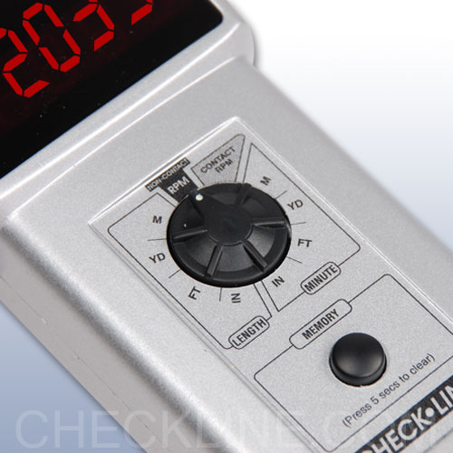 Checkline Combination Contact and Non-Contact Digital Tachometer -  CDT-2000HD