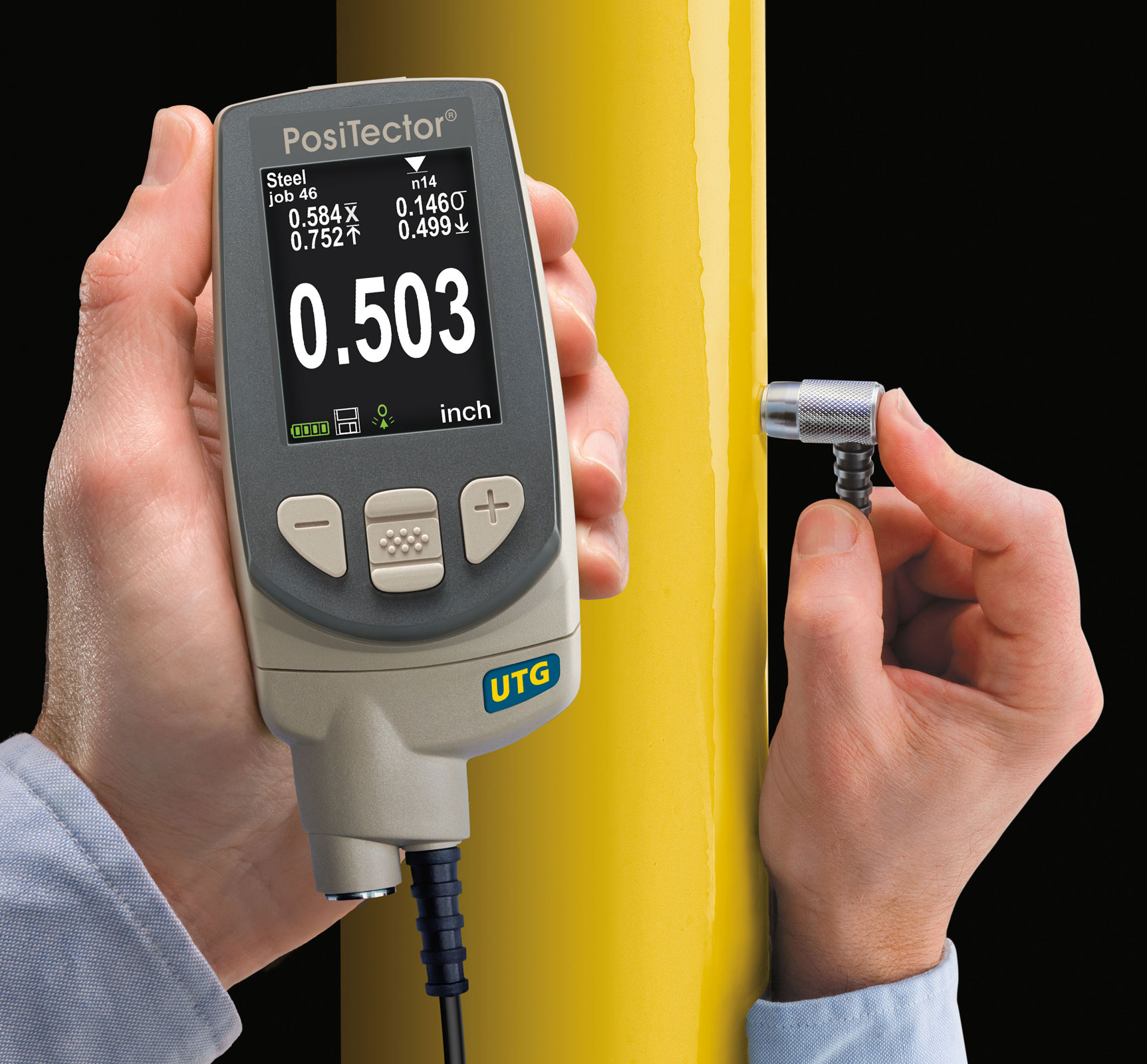 PTUTG1C Ultrasonic Thickness Gauge, Standard Model with Corrosion