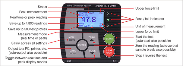 WT3-200M keypad