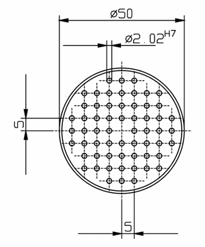 用于IRHD-MICRO的X型工作台定心装置