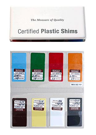 Certified Plastic Shim Set