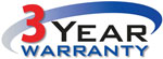 3 Year Warranty