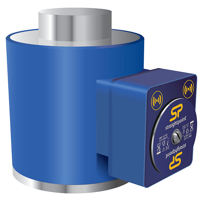 WNI25TC-BLE - Wireless Compression Load Cell, Capacity 55,000 lbs / 25 te  with Bluetooth Output - 2789213