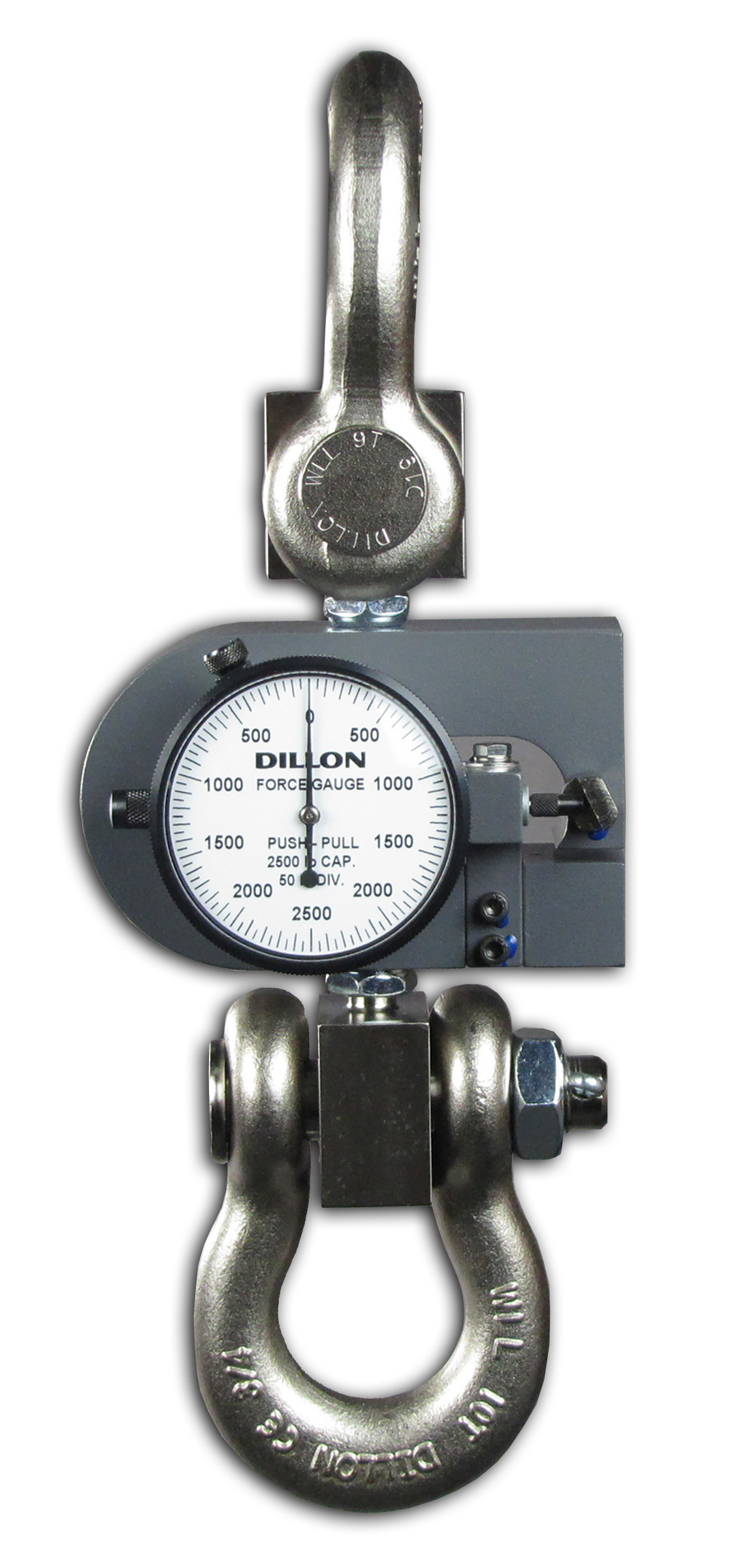 30800-0017 - X-PP Push Pull Force Gauge - 2,500-0-2,500 lb Capacity