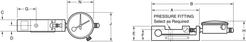 U-Force High Range Dimensional Drawing