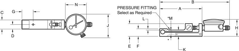 U-Force Low Range Dimensional Drawing