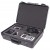 Cushioned carrying case accommodates the force gauge and all accessories.