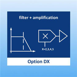 Option DX 2nd voltage output, filtered with additional amplification for TS621 / TS621HD