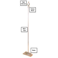 The N88-TS Tube Sheet Pit Gauge is designed to fit inside most ½ inch OD (0.500 inch or 12.7mm)