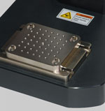 Optional AC1055 mounting plate features a matrix of #10-32 holes and 1/2-20 center hole