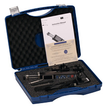 ETB Digital Tension Meter is supplied as a kit with carrying case