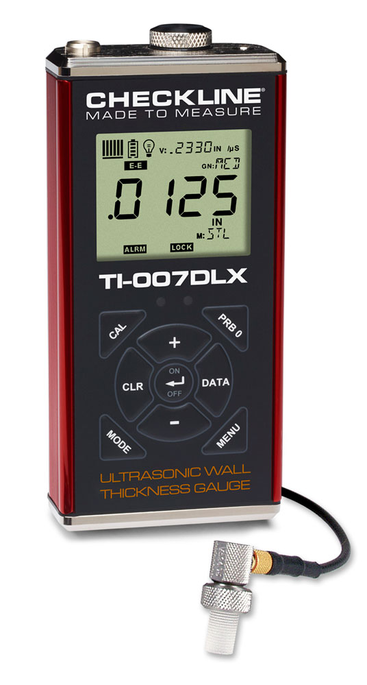 TI-007DLX Precision Ultrasonic Wall Thickness Gauge