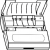 TX-110 Dot-Matrix Serial Printer Open, No Paper